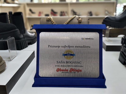 Personalizovano priznanje najboljem menadžeru